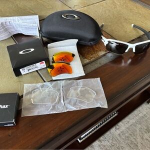 Oakley Flak 2.0 Sunglasses with two sets extra lenses